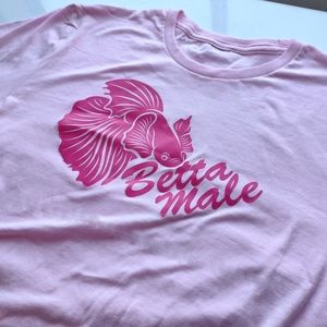 Pink Betta t shirt